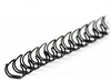 Spiralrygge wire metal 9,5mm - 100 stk./ks. - sort, hvid, rød, blå el. sølv
